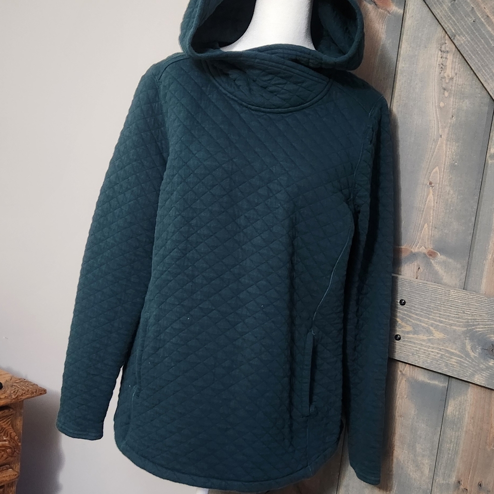 Duluth Trading Co Dark Teal Hoodie